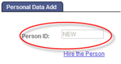 Image of PayServ NYS Payroll System - Personal Data Add Page